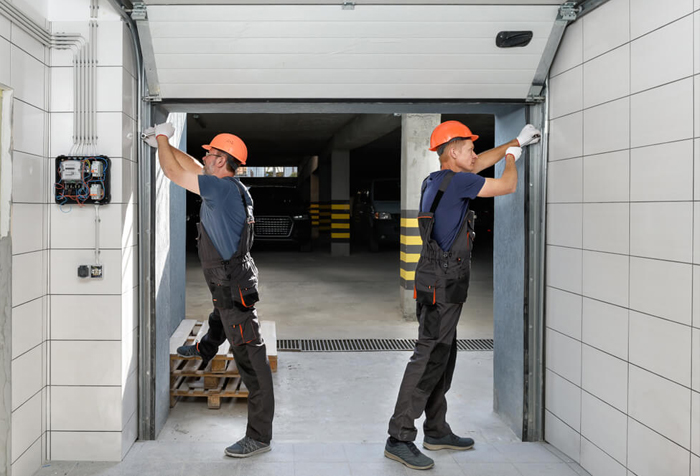 installing garage door